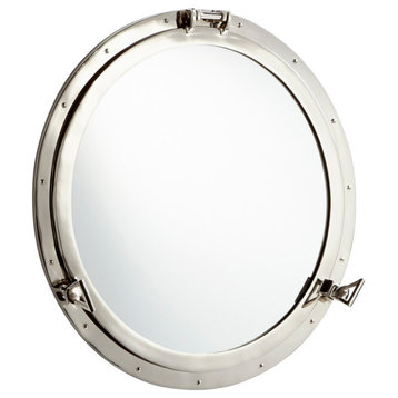 Cyan Seeworthy Mirror, Nickel