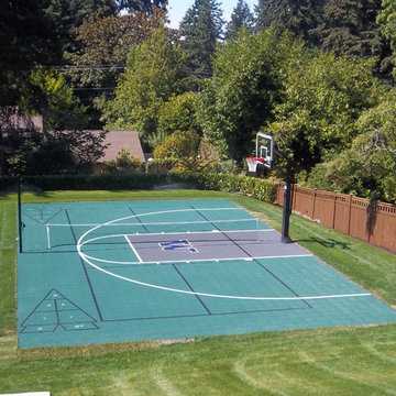 Backyard Multi-Purpose Game Court