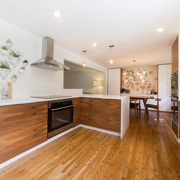 Mid Century Modern Kitchen, Glen Mills PA