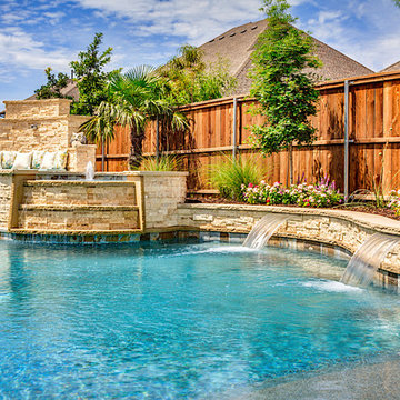 Inground Spa Designs Plano, Dallas, Highland Park