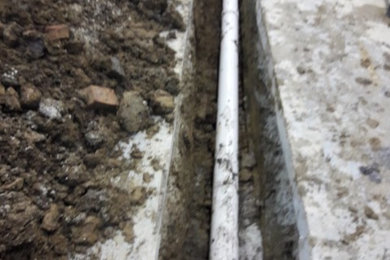 New Sewer Under Slab in Bensenville, IL