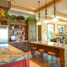 knotty wood colored finishes