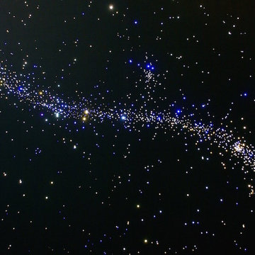 Fiber Optic Star Ceiling Bathroom with Milky Way + Shooting stars