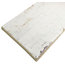 7.13"x16.38" Lambris Naveta Porcelain Floor/Wall Tiles, Set of 13, Blanc
