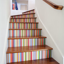 WALLPAPERED STAIRS