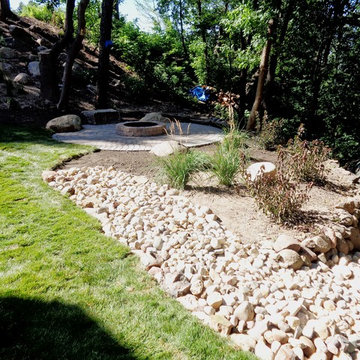 Boulder & Circular Patio Project