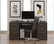 Embassy 66" Executive desk kit in Dark Chocolate