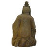 Chinese Rustic Distressed Wood Kwan Yin Bodhisattva statue