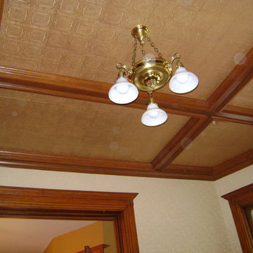 Historic home circa 1890. Coffered ceiling to match existing oak
