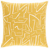 Bogolani BGO-001 Pillow Cover, Mustard, 20"x20", Pillow Cover Only