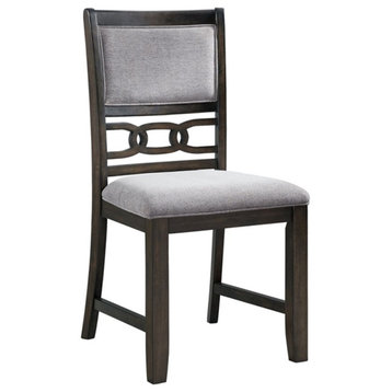 Picket House Furnishings Taylor Standard Height Side Chair Set in Walnut