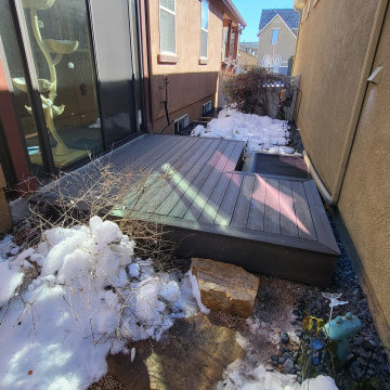 Floating Side-Yard Deck Installation