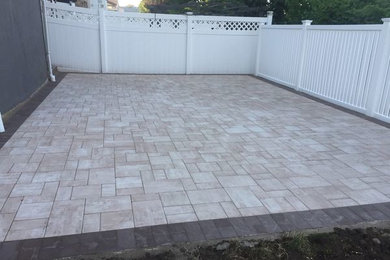 Before & After Stone Patio Installation in Garfield, NJ
