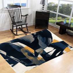 Holmes Handmade Modern Abstract Carpet - Floor Rugs
