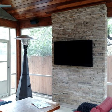 Outdoor Living Combination Space in Northwest Austin, TX