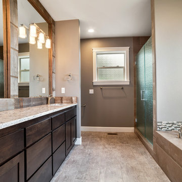 Master Bathroom With Separate Bath and Shower
