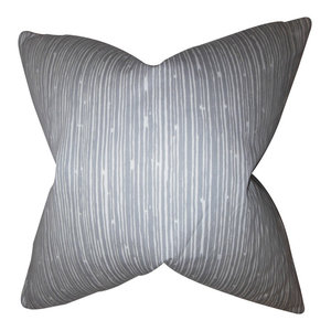 The Pillow Collection Hatsy Stripes Bedding Sham White Pink King//20 x 36
