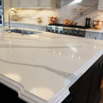 Face framed, solid wood painted kitchen remodeling. Thornhill 2019