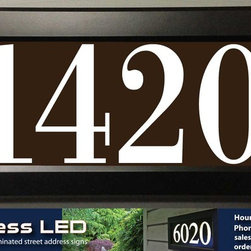 Address LED - illuminated house numbers - House Numbers