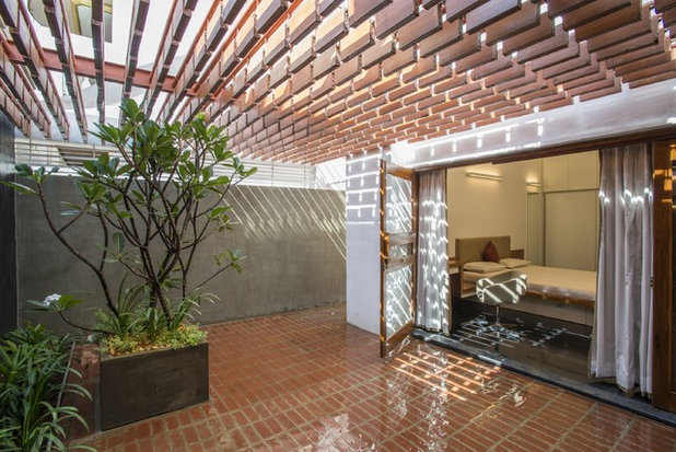 コンテンポラリー テラス・中庭 by Architecture Paradigm