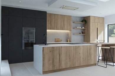Sleek & Natural Kitchen