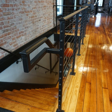 Shape Fitness Cable Wire Railing Job, Worthington, Ohio