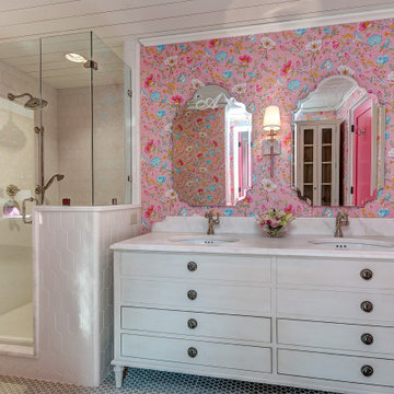 Floral Bathroom