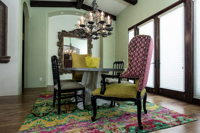 Dining room - eclectic dining room idea in Phoenix