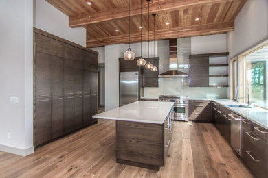 Example of a trendy kitchen design in Other