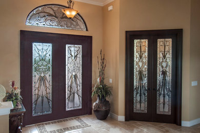 Inspiration for an asian entryway remodel in Orlando