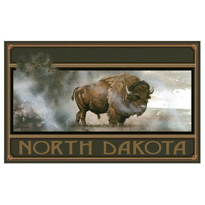 Yellowstone National Park Ridge Runner Elk Giclee Art Print Poster from Original Watercolor by Artist Dave Bartholet