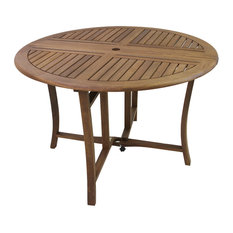 50 Most Por Patio Furniture Outdoor For 2019 Houzz Round Eucalyptus Folding Dining Table 43