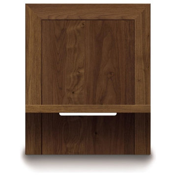 Copeland Moduluxe 29" 24" Shelf Nightstand To Match Plinth Bed, Natural Walnut