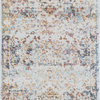 Laine Traditional Oriental Area Rug, Navy, 2'x7'