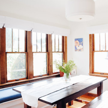 Dining Room with Built In Seating