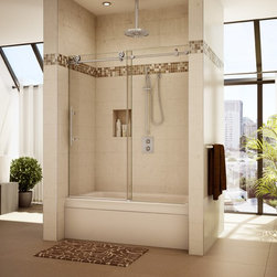 Fleurco Kinetik In-Line KR Tub 57"- 60" Door and Panel KR057 - Bath Products