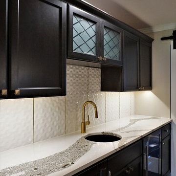 Dark and Glamorous Kitchen