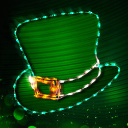 Irish Hat Led Light Display - Holiday Decorations