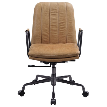 ACME Eclarn Office Chair in Rum Top Grain Leather