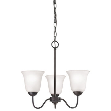 THOMAS LIGHTING 1253CH/10 Conway 3-Light Chandelier in in Oil Rubbed Bronze