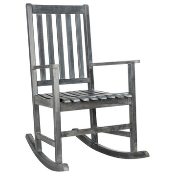 Safavieh Barstow Outdoor Rocking Chair, Ash Gray