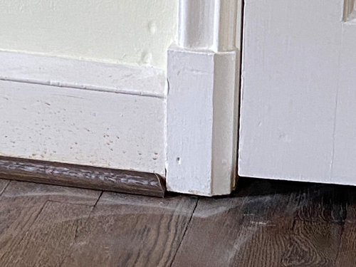 Ogee Shoe Molding - How to cut where it meets door frame plinth
