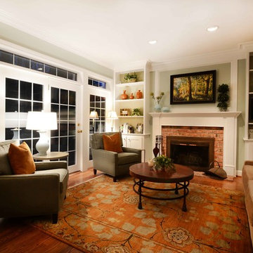 White and Walnut