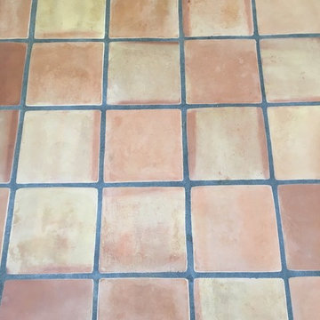 Classically Waxed Saltillo Floor