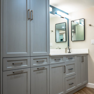 Floor-to-Ceiling Custom Cabinetry Integration
