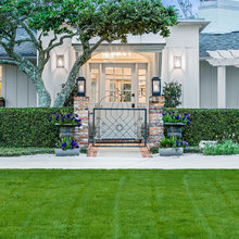 Front yard, entrance