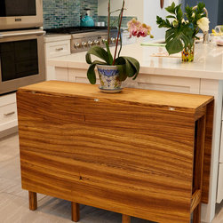 Zebrawood Foldable Table - Dining Tables