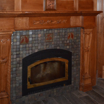 Traditional Fireplace gets new look