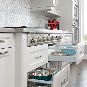 Metal and Glass Drawer System