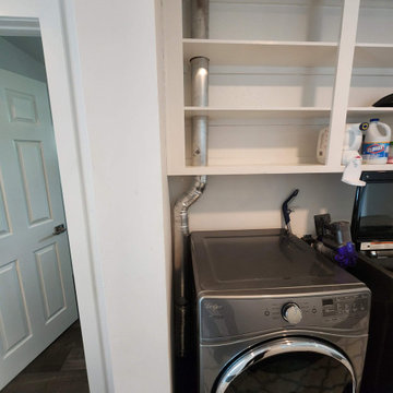 Relocate laundry room (and vent, of course)